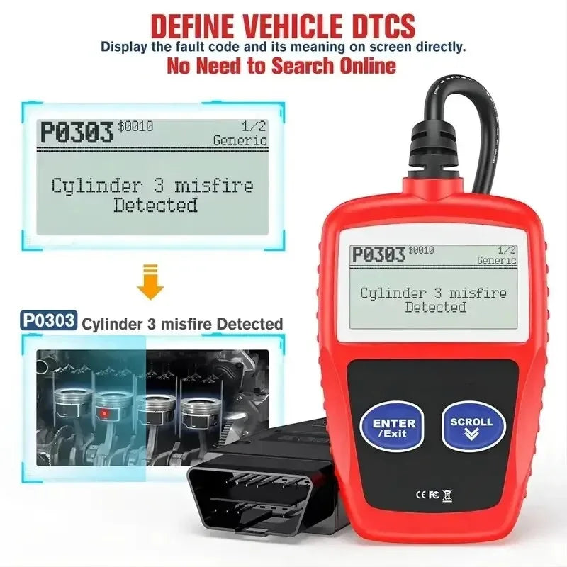 Auto Diagnostic Multifunctional Scanner Code Reader