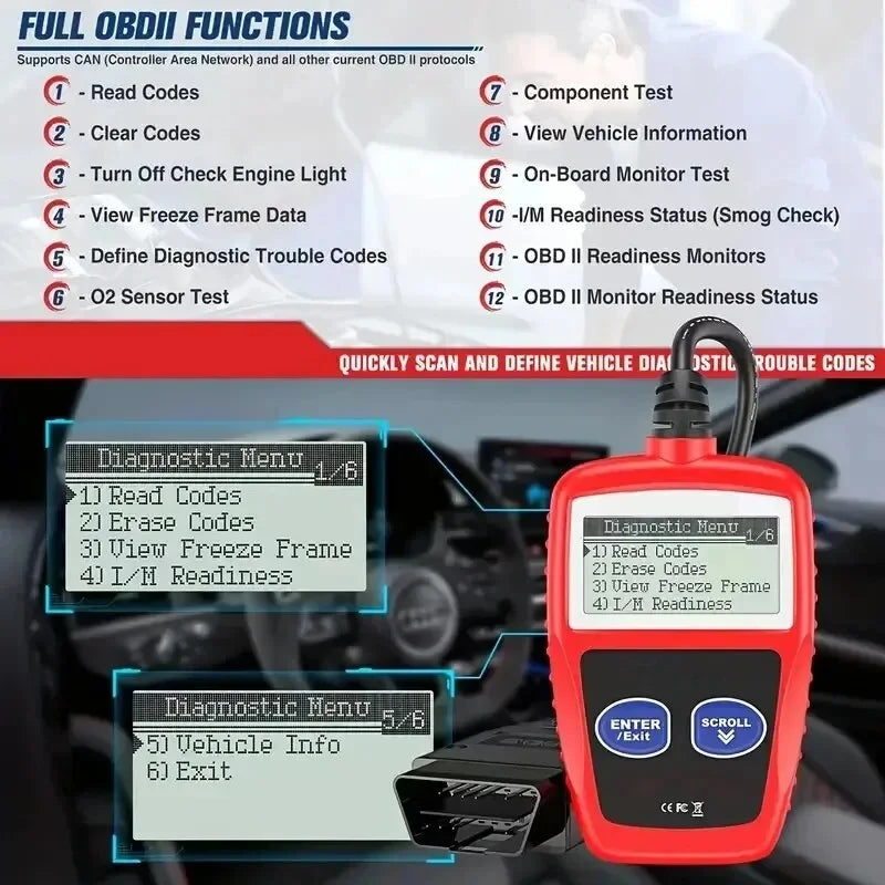 Auto Diagnostic Multifunctional Scanner Code Reader